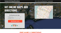 Desktop Screenshot of instantdrivingdirections.com